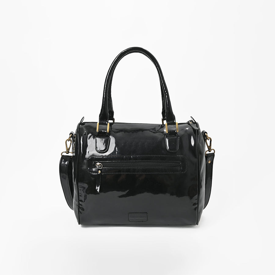 American Darling Floral Embroidered Barrel Satchel Crossbody Bag