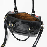 American Darling Floral Embroidered Barrel Satchel Crossbody Bag