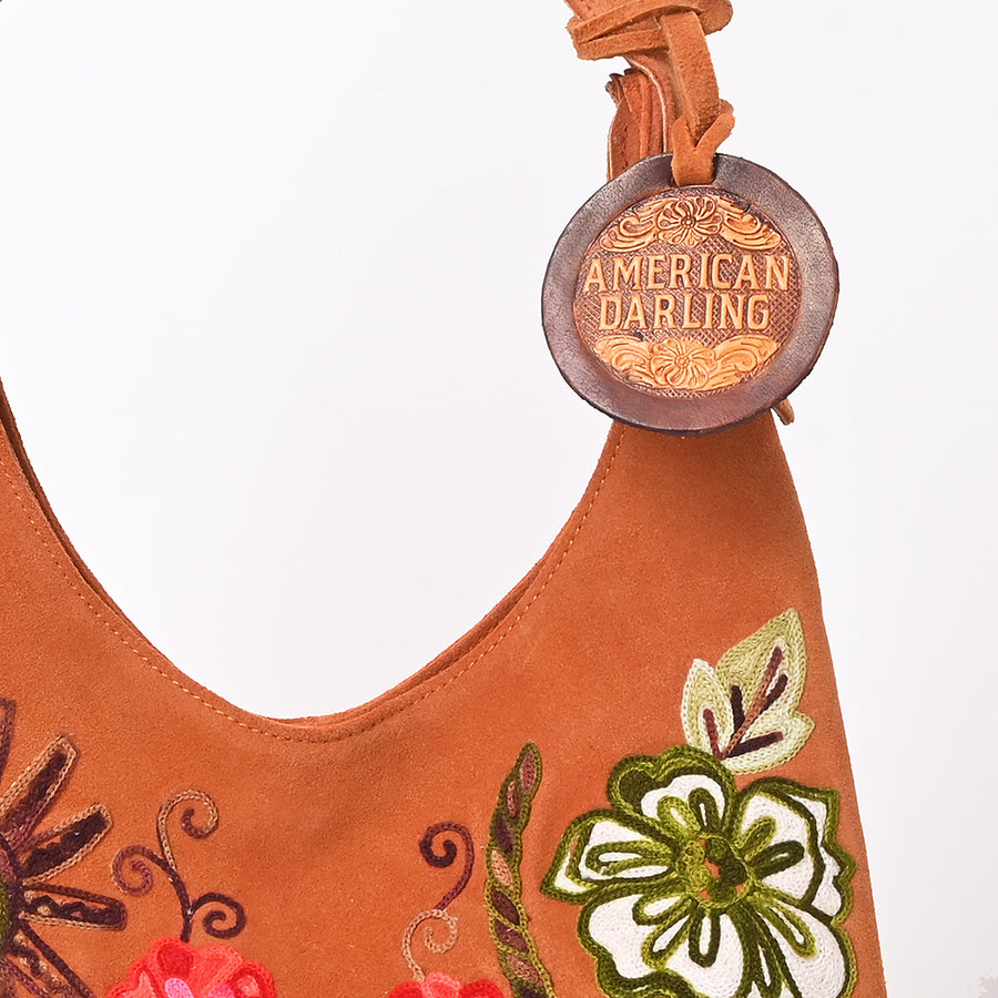 American Darling Western Hobo Bag Embroidered Floral Purse