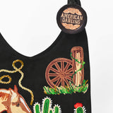 American Darling Western Hobo Bag Embroidered Floral Purse