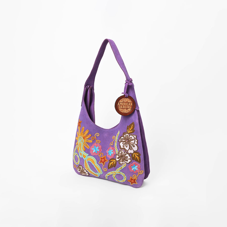 American Darling Western Hobo Bag Embroidered Floral Purse