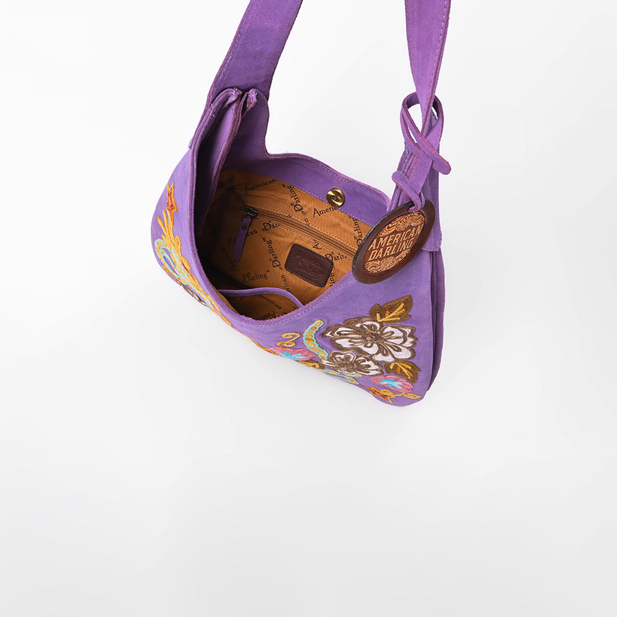 American Darling Western Hobo Bag Embroidered Floral Purse