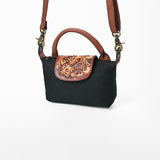 American Darling Western Leather Hand Tooled Crossbody Bag