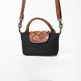 American Darling Western Leather Hand Tooled Crossbody Bag