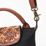 American Darling Western Leather Hand Tooled Crossbody Bag