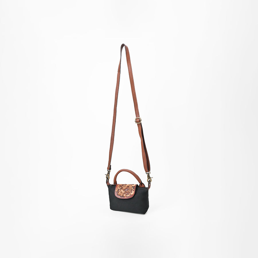 American Darling Western Leather Hand Tooled Crossbody Bag