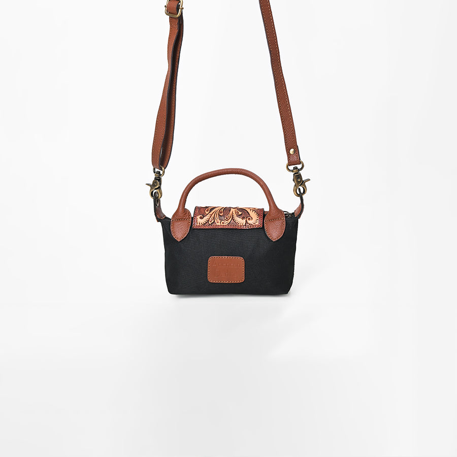 American Darling Western Leather Hand Tooled Crossbody Bag