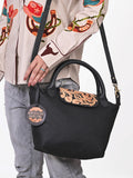 American Darling Western Leather Hand Tooled Tote Bag