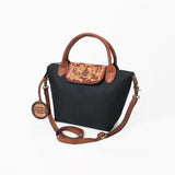American Darling Western Leather Hand Tooled Tote Bag
