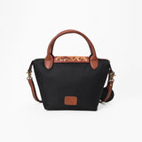 American Darling Western Leather Hand Tooled Tote Bag