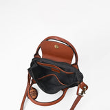 American Darling Western Leather Hand Tooled Tote Bag