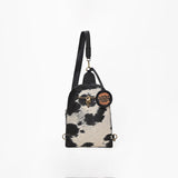 American Darling Western Cowhide Leather Sling Crossbody Bag