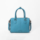 American Darling Hair-on Tote Bag w/ Turquoise Leather Handles