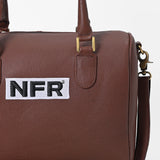 Official PRCA & NFR Licensed Collection-Brown Genuine Leather Speedy Bag
