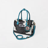 Official PRCA & NFR Licensed Collection-Hair-on-Hide & Genuine Leather Speedy Bag