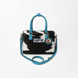 Official PRCA & NFR Licensed Collection-Hair-on-Hide & Genuine Leather Speedy Bag
