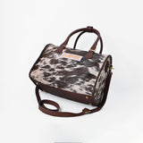 Official PRCA & NFR Licensed Collection-Hair-on-Hide & Genuine Leather Speedy Bag