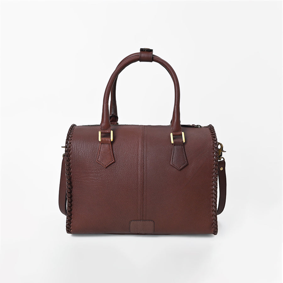Official PRCA & NFR Licensed Collection-Hair-on-Hide & Genuine Leather Speedy Bag