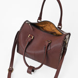Official PRCA & NFR Licensed Collection-Hair-on-Hide & Genuine Leather Speedy Bag