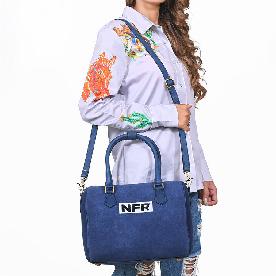 Official PRCA & NFR Licensed Collection-Genuine Leather Speedy Bag