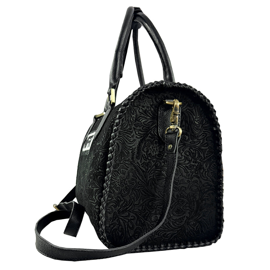 Official PRCA & NFR Licensed Collection-Genuine Embossed Leather Speedy Bag