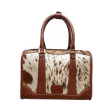 Official PRCA & NFR Licensed Collection® Genuine Hair-on Hand-Tooled Leather Speedy Bag
