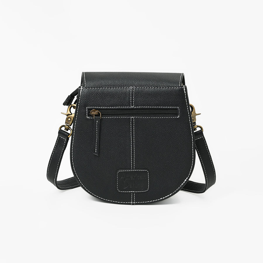 Official PRCA & NFR Licensed Collection® Genuine Leather Playing Card Motif Crossbody Bag