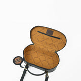 American Darling Quilted Genuine Leather Cross body Bag - Rivetted Concho Eco-Friendly Vegetable Tanned Full Grain Purse