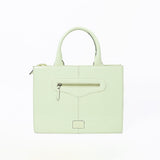 American Darling Pastel Mint Embroidered Scenic Country Tote Bag | Vintage Farm Purse