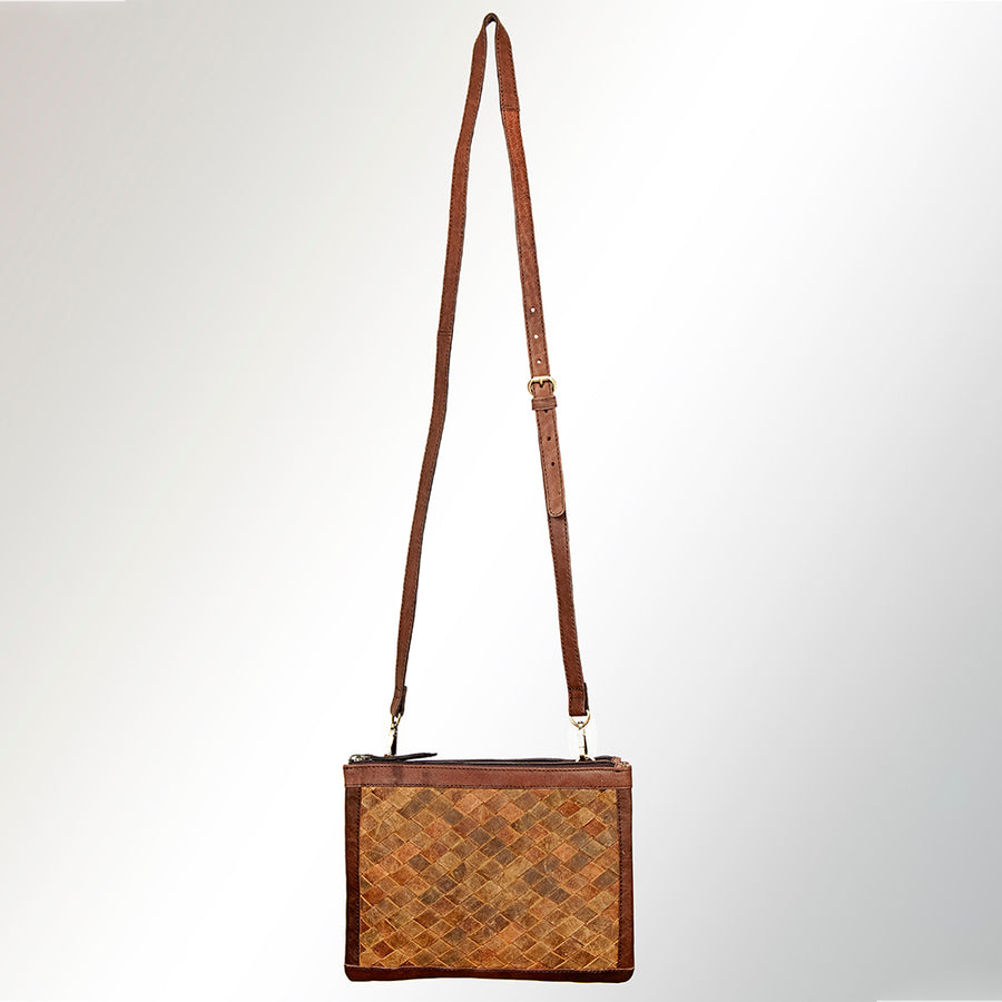 Ameran Darling Women's Crossbody Bag Western Hair on Leather Handbag and Ladies Purse