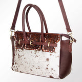 American Darling Tote Hand Tooled Hair on Genuine Leather Western Women Bag Handbag Purse | Travel Bags College Casual