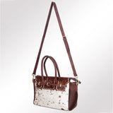 American Darling Tote Hand Tooled Hair on Genuine Leather Western Women Bag Handbag Purse | Travel Bags College Casual