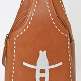 Magnolia Rodeo Genuine Leather Sling Bag | Houston Livestock Show and Rodeo