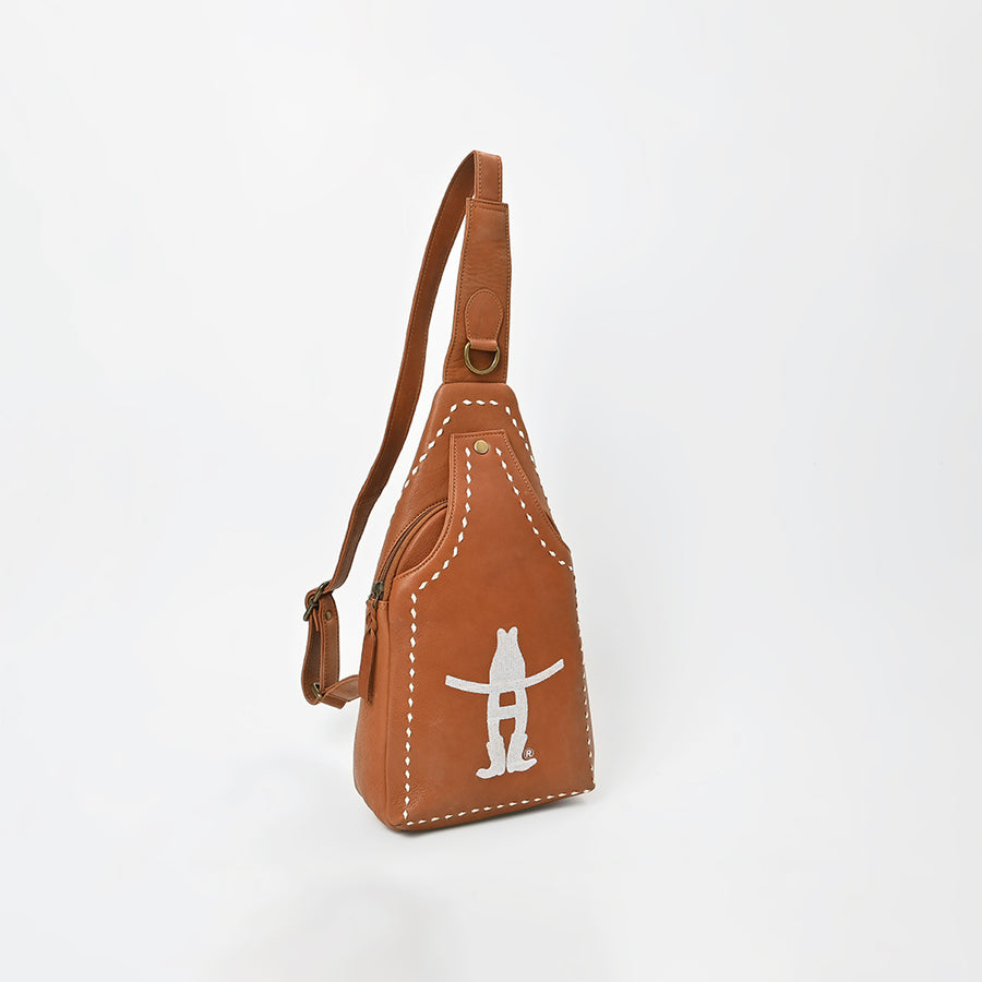 Magnolia Rodeo Genuine Leather Sling Bag | Houston Livestock Show and Rodeo