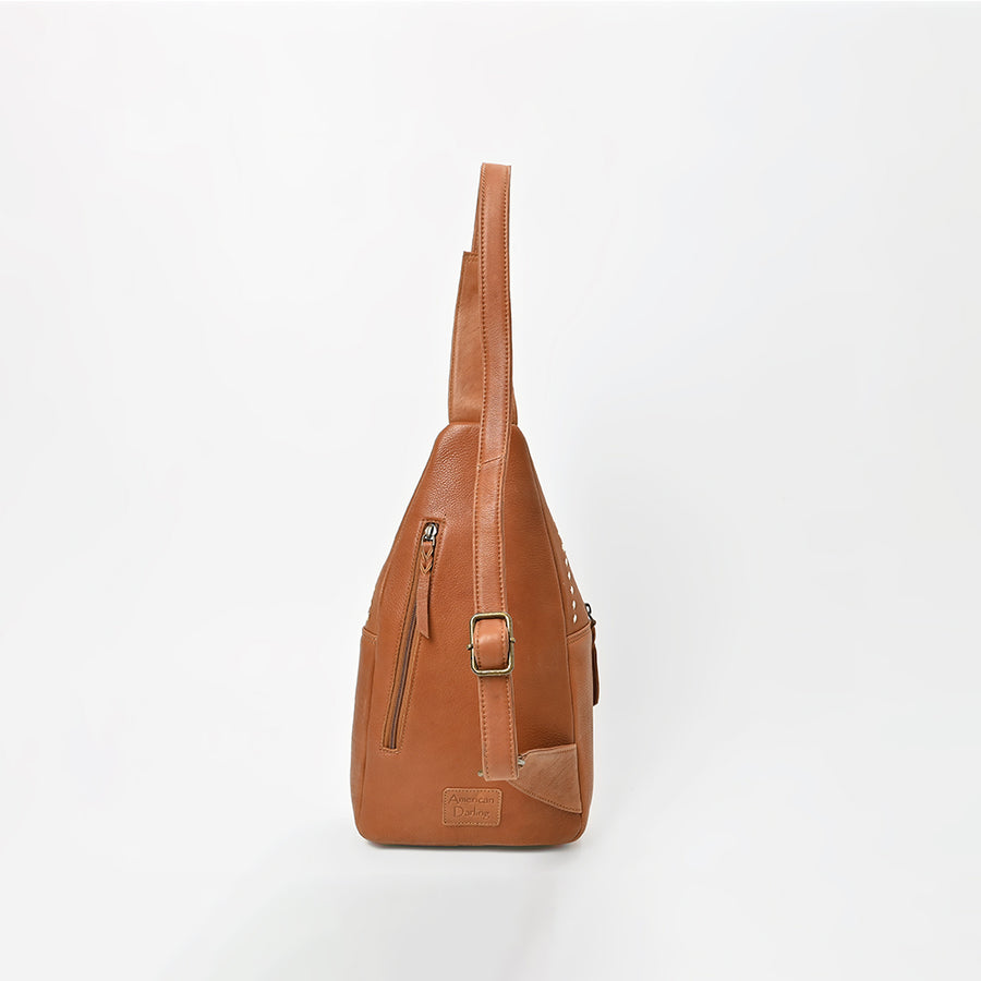Magnolia Rodeo Genuine Leather Sling Bag | Houston Livestock Show and Rodeo