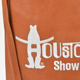 Everyday Rodeo Genuine Leather White Embroidered Tote Bag | Houston Livestock Show and Rodeo
