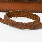 Frontier Rodeo Genuine Leather  Black Embroidered Crossbody Bag | Houston Livestock Show and Rodeo