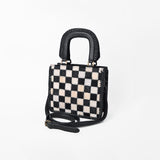 American Darling Women’s Black & White Hair-on Leather Handbag