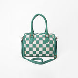 American Darling Women’s Green & White Hair-on Speedy bag