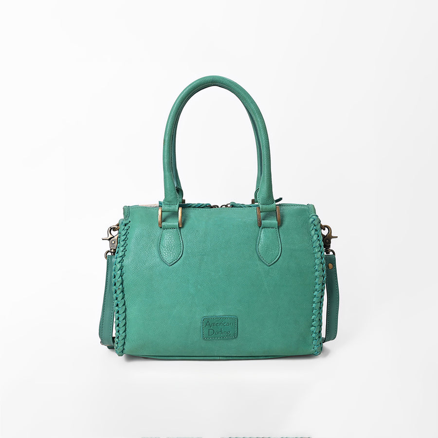 American Darling Women’s Green & White Hair-on Speedy bag