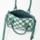 American Darling Women’s Green & White Hair-on Speedy bag