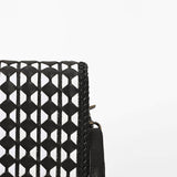 American Darling Genuine Leather Crossbody Bag with Geometric Pattern