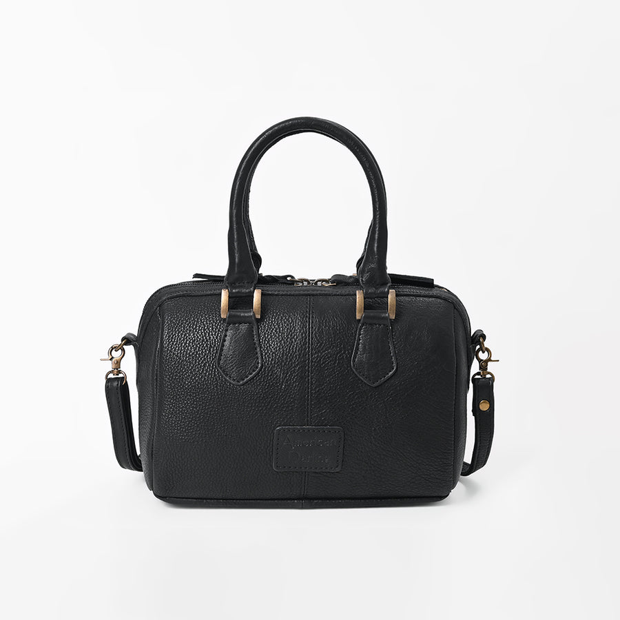 American Darling Women’s Black & White Hair-on Leather Speedy bag