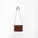American Darling Western Brown Suede Crossbody Bag w/ Rhinestone