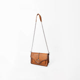 American Darling Western Brown Full grain Crossbody Bag w/ Rhinestone