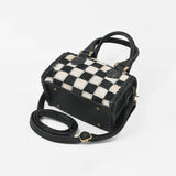 American Darling Hair-On Cowhide Leather Satchel Handbag for Women
