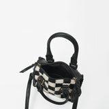 American Darling Hair-On Cowhide Leather Satchel Handbag for Women