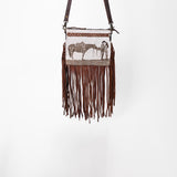 American Darling Western Horse Rider Fringe Crossbody Bag for Women