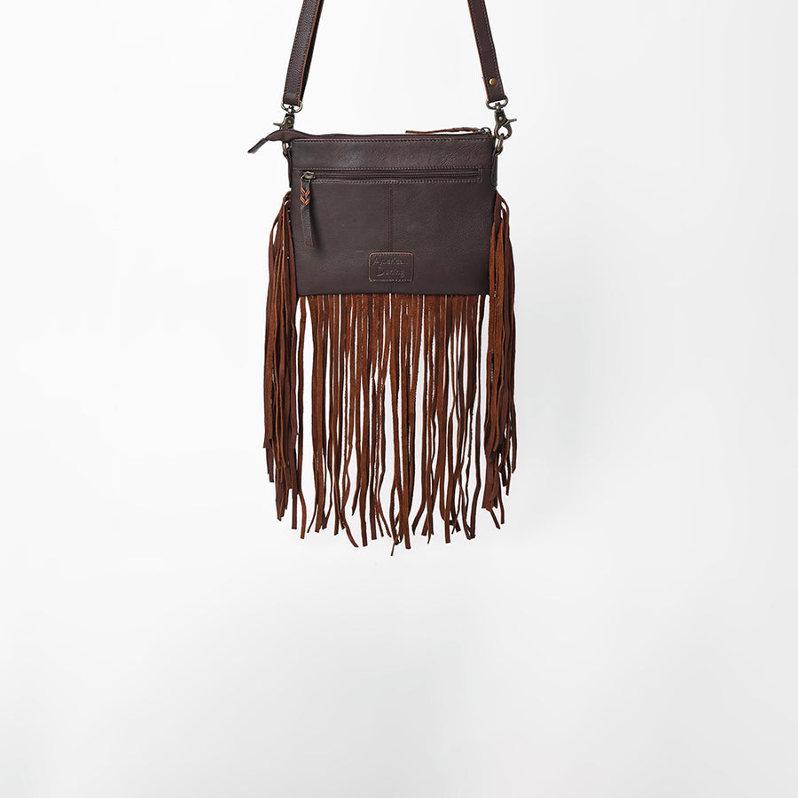 American Darling Western Horse Rider Fringe Crossbody Bag for Women
