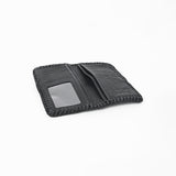 American Darling Black Western Leather Wallet with Horse Bit